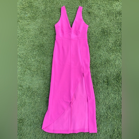 Abercrombie and Fitch V-Neck Midi Dress - Picture 2 of 9